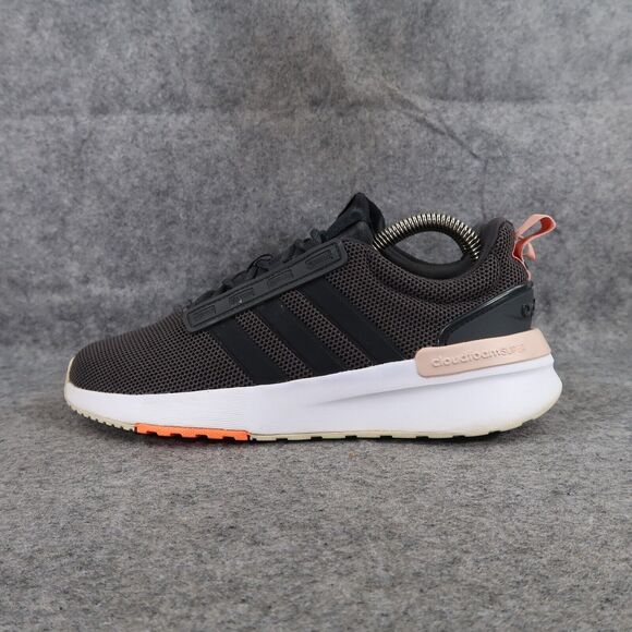 Adidas Shoes Womens 7 Athletic Trainers Cloudfoam Super Racer Geo Fit Running - Picture 4 of 16